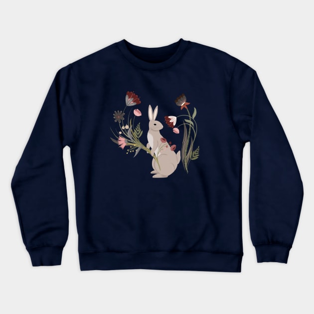 Gathering The Soft Beauty Of Autumn Crewneck Sweatshirt by LittleBunnySunshine